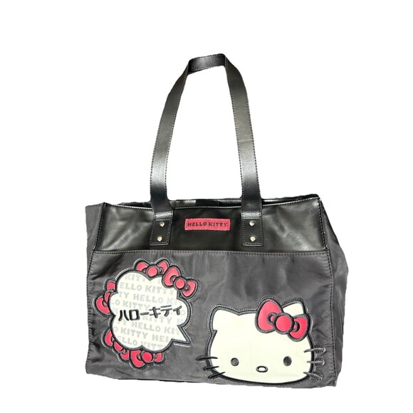 Hello Kitty Sanrio Tote 'ハローキテ How Fancy' 2019 Japanese Kawaii Bag - Picture 1 of 14